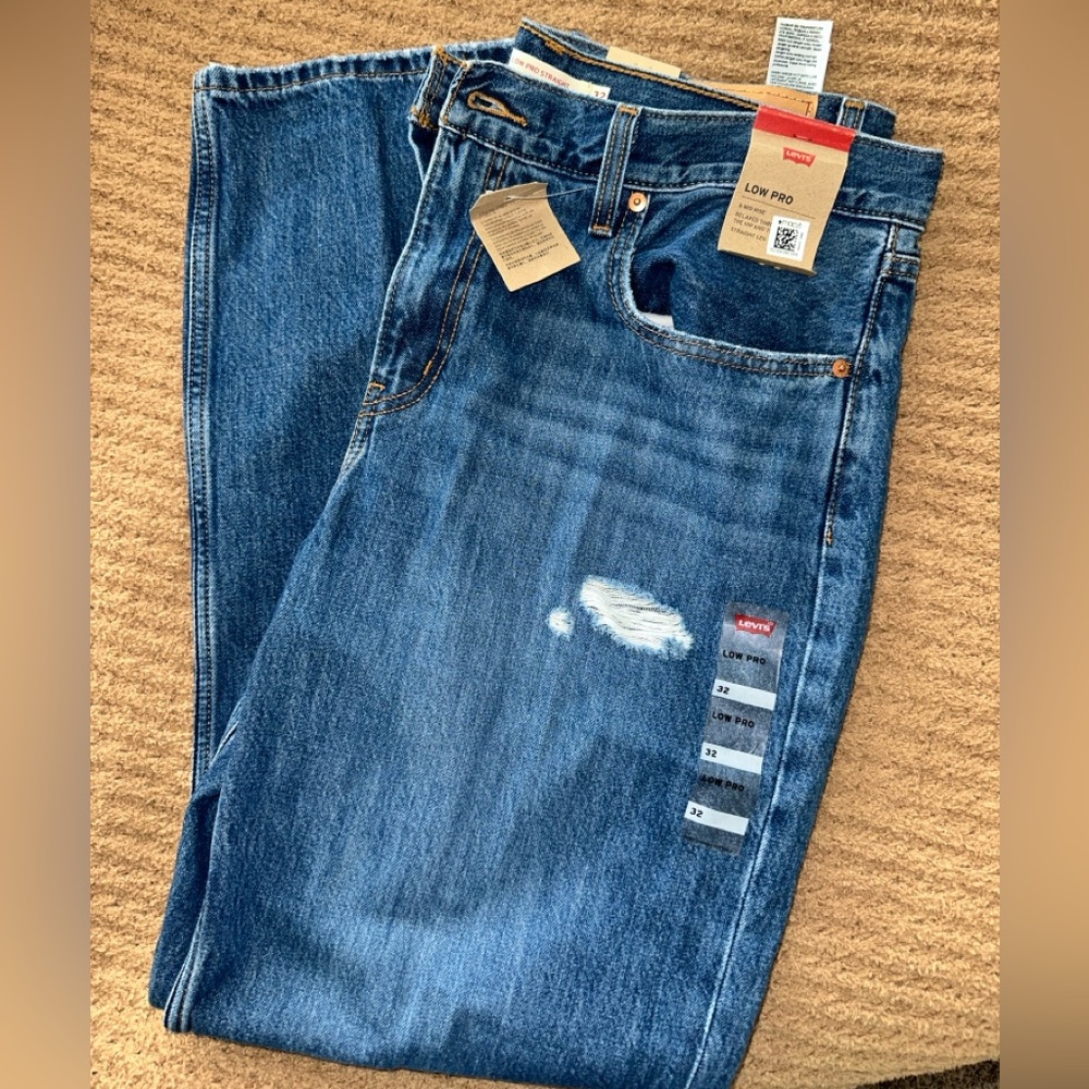 Levi's Classic Blue Denim Jeans